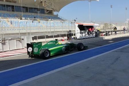 Marcus Ericsson - Caterham - Formel 1 - Test - Bahrain - 21. Februar 2014