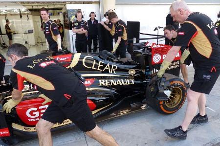 Pastor Maldonado - Lotus - Formel 1 - Test - Bahrain - 21. Februar 2014