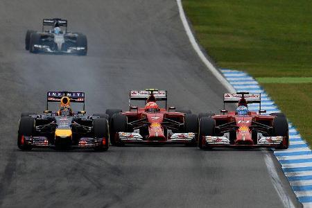 Vettel, Räikkönen & Alonso - GP Deutschland 2014 Vettel, Räikkönen & Alonso - GP Deutschland 2014