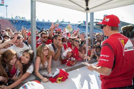 Kimi Räikkönen - GP Ungarn 2014 - Danis Bilderkiste