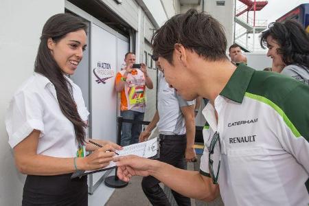 Kamui Kobayashi - GP Ungarn 2014 - Danis Bilderkiste