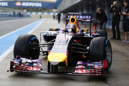 Red Bull - Jerez-Test - Formel 1 - 2014