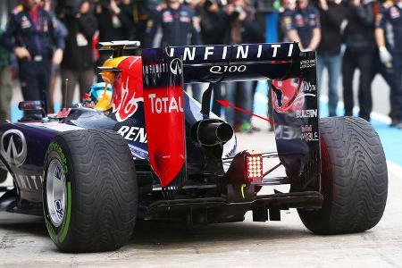 Red Bull - Jerez-Test - Formel 1 - 2014