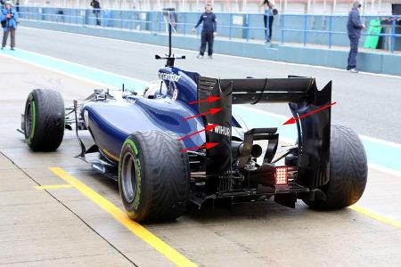 Williams - Jerez-Test - Formel 1 - 2014