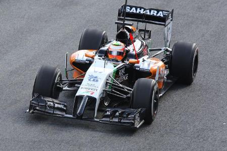 Force India - Jerez-Test - Formel 1 - 2014