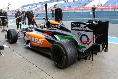 Force India - Jerez-Test - Formel 1 - 2014