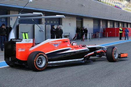 Max Chilton - Marussia - Formel 1 - Jerez - Test - 30. Januar 2014