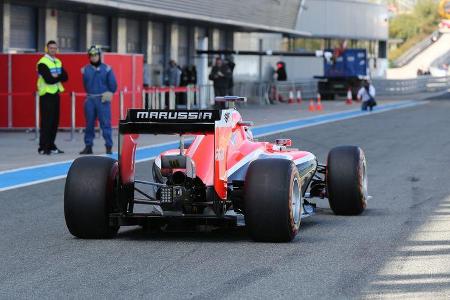 Max Chilton - Marussia - Formel 1 - Jerez - Test - 30. Januar 2014