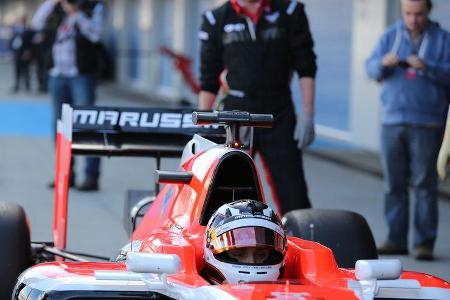 Max Chilton - Marussia - Formel 1 - Jerez - Test - 30. Januar 2014