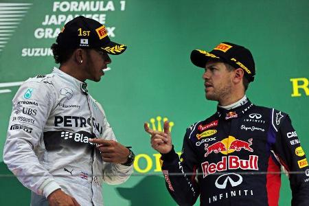 Hamilton & Vettel - GP Japan 2014