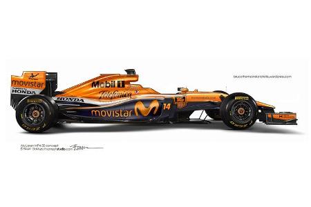 F1 Designs 2015 - McLaren - Bruce Thomson F1 Designs 2015 - McLaren - Bruce Thomson