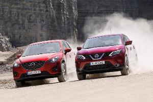Mazda CX-5 gegen Nissan Qashqai