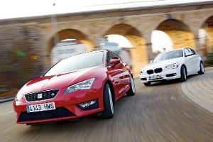 Seat León 1.4 TSI und BMW 114i im Test