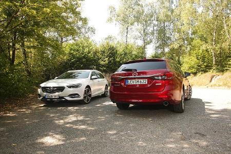 Mazda 6 Kombi D 184, Opel Insignia ST 2.0 D, Exterieur