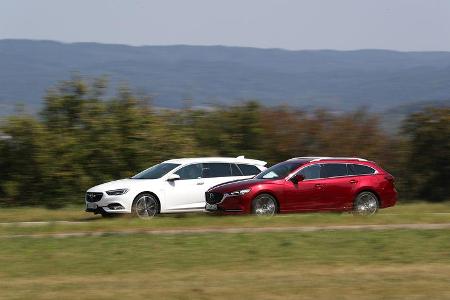 Mazda 6 Kombi D 184, Opel Insignia ST 2.0 D, Exterieur