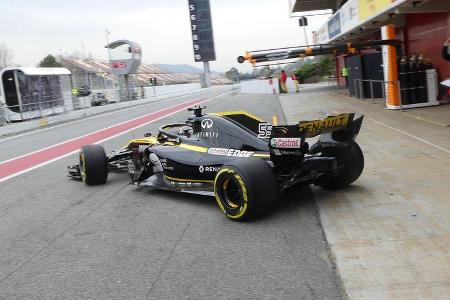 Carlos Sainz - Renault - F1-Test - Barcelona - Tag 2 - 27. Februar 2018