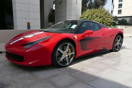 Ferrari 458 Italia - Carspotting - GP Abu Dhabi 2018