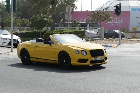 Bentley Continental GT - Carspotting - GP Abu Dhabi 2018