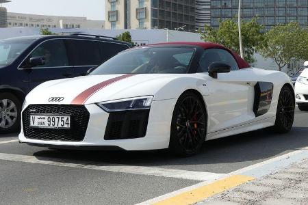 Audi R8 - Carspotting - GP Abu Dhabi 2018