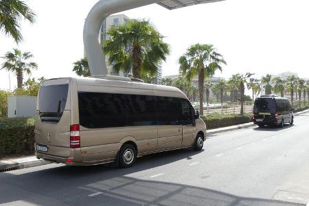 Mercedes VIP-Sprinter - Carspotting - GP Abu Dhabi 2018