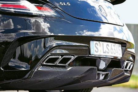 Mercedes SLS AMG Black Series, Auspuff, Endrohre