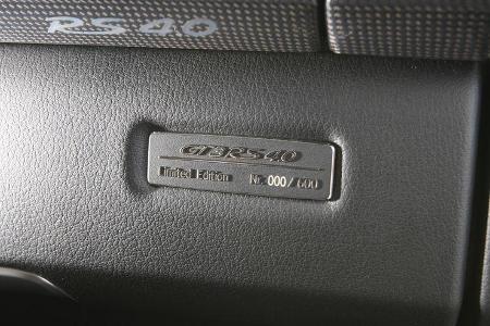 Porsche 911 GT3 RS 4.0, RS 4.0, Schriftzug, Emblem