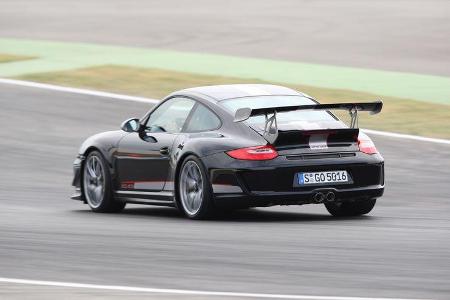 Porsche 911 GT3 RS 4.0, Heckansicht, Rückansicht, Rennstrecke