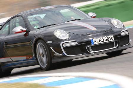 Porsche 911 GT3 RS 4.0, Frontansicht, Kurve, Kurveneinfahrt