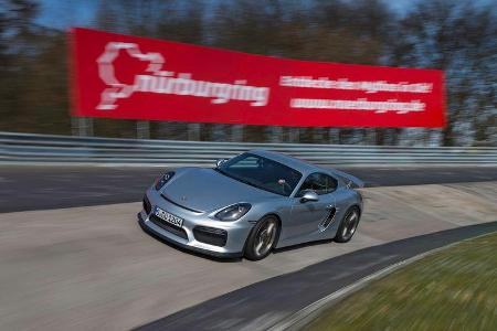 Porsche Cayman GT4, Steilkurve Porsche Cayman GT4, Steilkurve