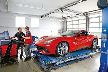 Ferrari F12 Berlinetta, Messstand