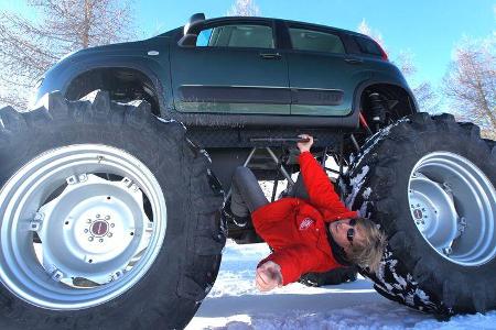 Fiat Panda Bigfoot, Seitenansicht