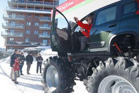 Fiat Panda Bigfoot, Seitenansicht, Seitentür
