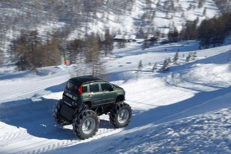 Fiat Panda Bigfoot, Seitenansicht, Gelände