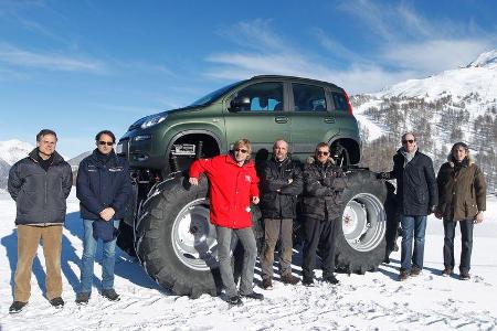 Fiat Panda Bigfoot, Seitenansicht, Team