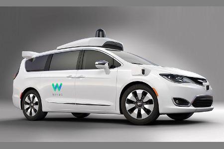 Chrysler Pacifica Hybrid Waymo autonomes Fahren