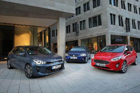 Ford Fiesta, Kia Rio, Seat Ibiza Ford Fiesta, Kia Rio, Seat Ibiza