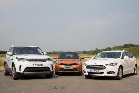 11/2017, Erprobung autonomer Autos in England - mit Jaguar Land Rover