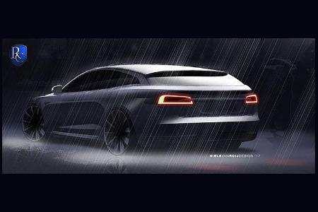 RemetzCars Tesla Model S Shooting Brake