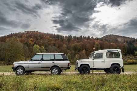 Land-Rover-90-V8-und-Range-Rover-I-V8-im-Fahrbericht