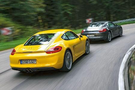 Porsche Cayman, Varianten, Heckansicht