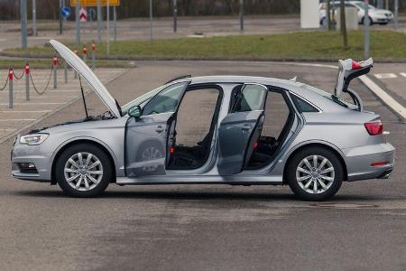 Audi A3 Limousine 1.6 TDI Ultra, Türen offen