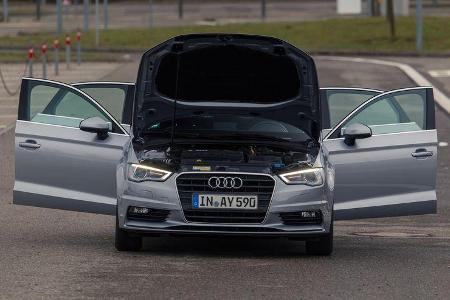 Audi A3 Limousine 1.6 TDI Ultra, Türen offen