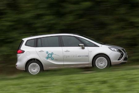 Opel Zafira 1.6 CNG Turbo, Seitenansicht