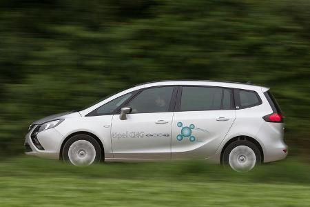Opel Zafira 1.6 CNG Turbo, Seitenansicht