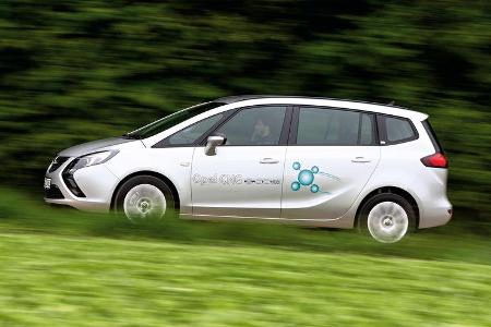 Opel Zafira 1.6 CNG Turbo, Seitenansicht