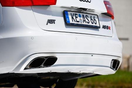 Abt-Audi AS6-R, Auspuff, Endrohr, Heck