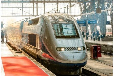 TGV im Bahnhof TGV im Bahnhof