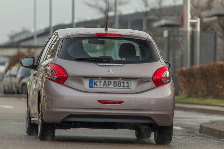 Peugeot 208 68 VTi, Heckansicht