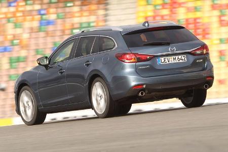 Mazda 6 2.2 D, Heckansicht