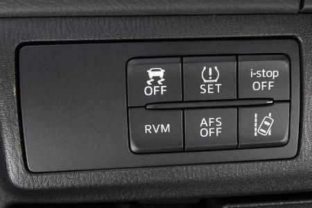 Mazda 6 2.2 D, Bedienelemente